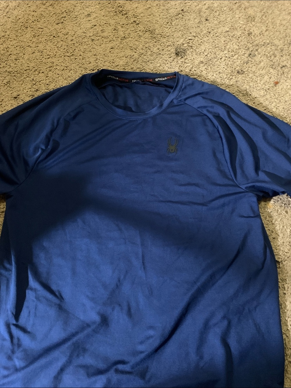 Spyder Men's Deep Blue Short-Sleeve Performance Tee